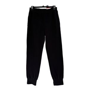 INC X-Small Joggers Sweatpants Stretch Pockets Elastic Waist Black New